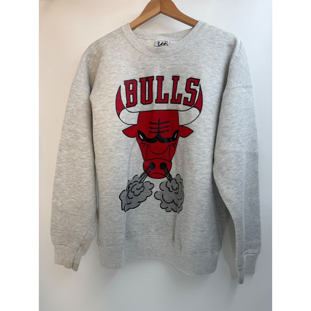 Vintage Chicago Bulls Lee Heavyweight Sweatshirt USA Made XL 90s NBA Crewneck